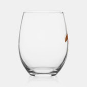Verre À Vin Sans Pied Robin de Noël (Droite)