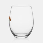 Verre À Vin Sans Pied Robin de Noël (Gauche)