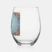 Verre À Vin Sans Pied Rose baroque (Gauche)