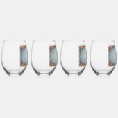 Verre À Vin Sans Pied Rose Baroque (Droite)