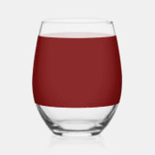 Verre À Vin Sans Pied Rouge Clair de Lune (Gauche)
