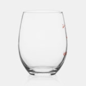 Verre À Vin Sans Pied Rouge et blanc Obtenons la soucoupe Bachelorette (Droite)