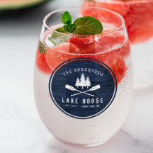 Rustic Lake House Boat