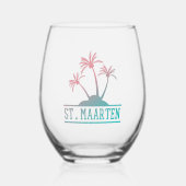 Verre À Vin Sans Pied Saint-Martin | Saint Martin Gradient (Recto)