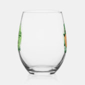 Verre À Vin Sans Pied Saint Patrick's Day Design Gnome (Gauche)