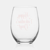 Verre À Vin Sans Pied Saint-Valentin (Verso)
