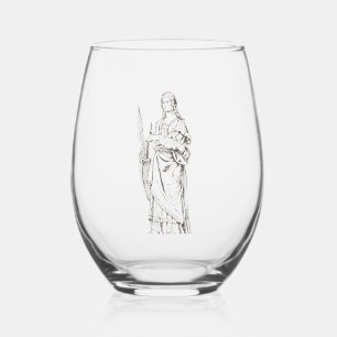Verre À Vin Sans Pied Sainte Lucie par Bernardino Luini 