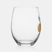 Verre À Vin Sans Pied Saison Citrouille léopard Thanksgiving Halloween a (Droite)