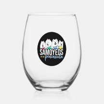 Samoyeds du logo de la péninsule