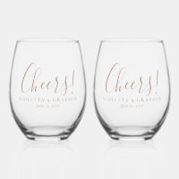 Santé! Mariage de typographie élégant