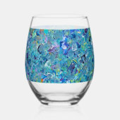 Verre À Vin Sans Pied Santorin Seaglass (Droite)