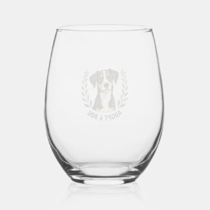 Verre À Vin Sans Pied Sauver une vie Adopter un chien Chien de sauvetage