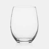 Verre À Vin Sans Pied Script manuscrit blanc blanc blanc blanc mariage p (Gauche)