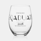Verre À Vin Sans Pied SIP SIP HOORAY Graduate (Recto)