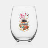 Verre À Vin Sans Pied Sleigh All Day Read All Night (Recto)