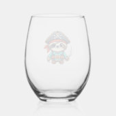 Verre À Vin Sans Pied Sloth Halloween Pirate Enfants Femmes Hommes Sloth (Verso)