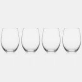 Verre À Vin Sans Pied Soirée nuptiale chic (Gauche)