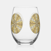 Verre À Vin Sans Pied Soleil céleste (Verso)