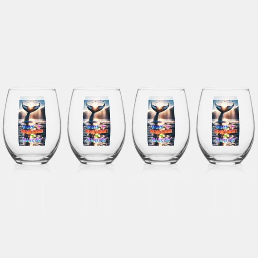 Verre À Vin Sans Pied Source D'Encouragement À L'Humanité (Recto)