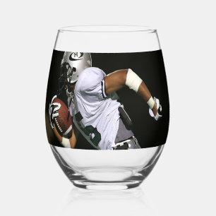 Verre À Vin Sans Pied Sports photo de football personnalisés