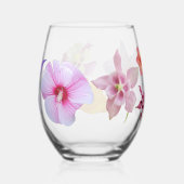 Verre À Vin Sans Pied Spring Flowers Stemless Wine Glass (Verso)