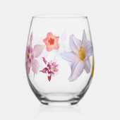 Verre À Vin Sans Pied Spring Flowers Stemless Wine Glass (Droite)