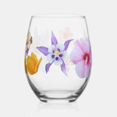 Verre À Vin Sans Pied Spring Flowers Stemless Wine Glass (Gauche)