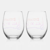 Verre À Vin Sans Pied STEMLESS GLASSES studio miiri (Verso)