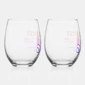 Verre À Vin Sans Pied STEMLESS GLASSES studio miiri (Droite)
