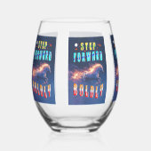 Verre À Vin Sans Pied Step Forward Boldly (Recto)