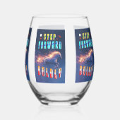 Verre À Vin Sans Pied Step Forward Boldly (Verso)