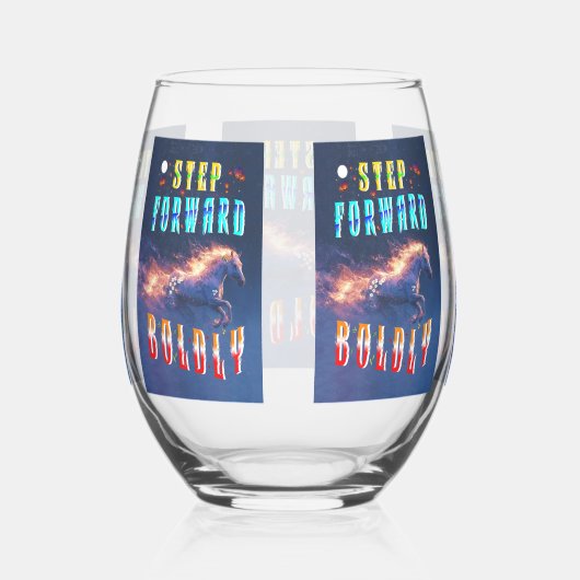 Verre À Vin Sans Pied Step Forward Boldly (Droite)