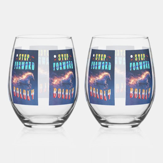 Verre À Vin Sans Pied Step Forward Boldly (Droite)