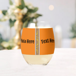 Verre À Vin Sans Pied Style de la Vaisselle : Vin Imprimé photo en verre