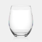 Verre À Vin Sans Pied Suitcases d'études Initiales professionnelles pers (Gauche)