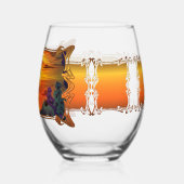 Verre À Vin Sans Pied Sunset Plaza Marina 2584 (Gauche)