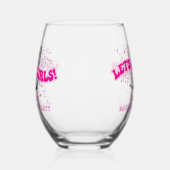 Verre À Vin Sans Pied Super Allons-y Filles Western Bachelorette Party (Gauche)