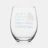 Verre À Vin Sans Pied Superhero (Verso)