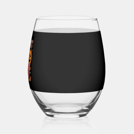 Verre À Vin Sans Pied Sweet and Spooky Cute Halloween (Gauche)