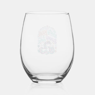Verre À Vin Sans Pied T-Shirt de style rétro Licorne Salty Mane Sunny So