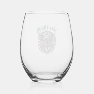 Verre À Vin Sans Pied T-Shirt Graphique Vectoriel Fierté Cajun Patriotiq