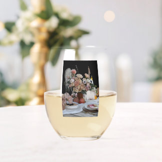 Verre À Vin Sans Pied Tablescape Bohème