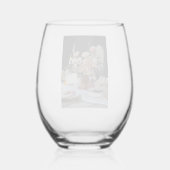 Verre À Vin Sans Pied Tablescape Bohème (Verso)