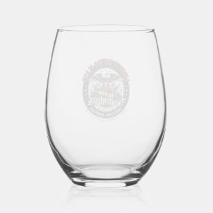 Verre À Vin Sans Pied Tatouage Flash Liberté Patriotique Tatouage Patrio