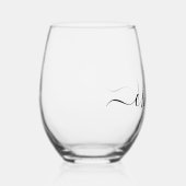 Verre À Vin Sans Pied Tchin minimaliste (Droite)