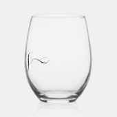 Verre À Vin Sans Pied Tchin minimaliste (Gauche)
