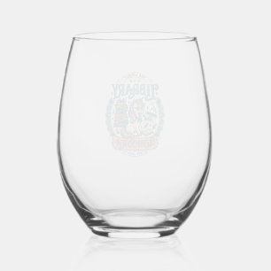 Verre À Vin Sans Pied Tee-shirt graphique fantaisiste Licorne de la bibl