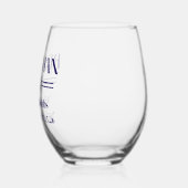 Verre À Vin Sans Pied Témoin (Gauche)
