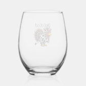 Verre À Vin Sans Pied Thanksgiving Turkey Moo Cow Head Funny Fall Men Wa (Verso)