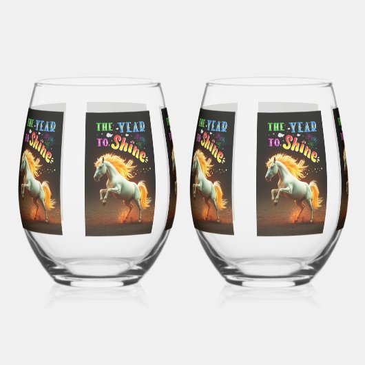 Verre À Vin Sans Pied The Year To Shine (Recto)